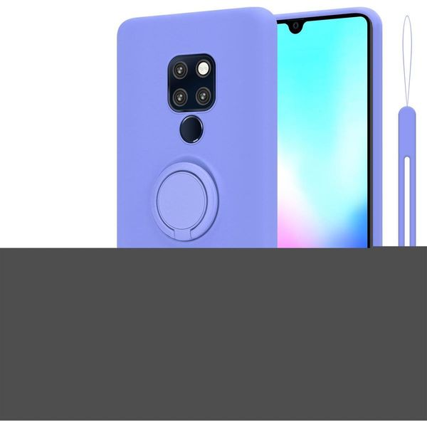 Custodia Cadorabo Per Huawei Mate 20 Custodia Protettiva Per Telefono Cellulare Viola Tpu Custodia Cover-image