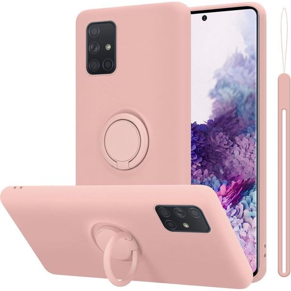 Custodia Cadorabo Per Samsung Galaxy A71 4G Custodia Protettiva In Rosa Custodia Del Telefono Cellulare Tpu Etui Case Cover-image