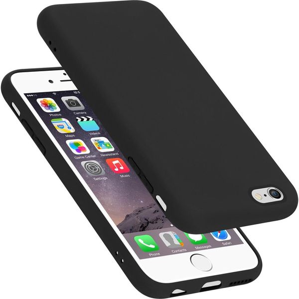 Cadorabo Custodia Protettiva Per Apple Iphone 6 Plus / 6S Plus Custodia In Nero Cellulare Custodia Cover Tpu Etui-image