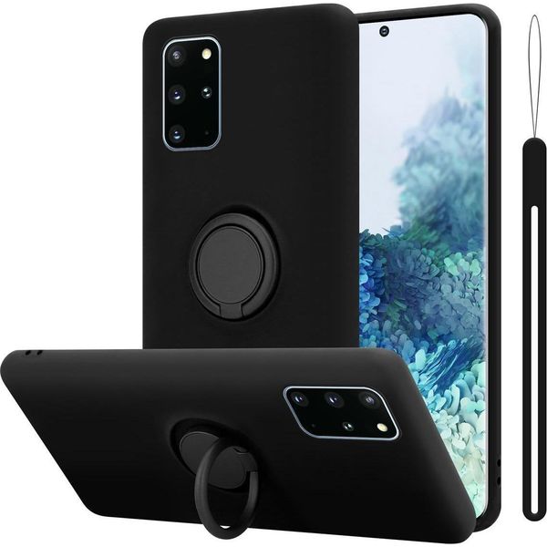 Cadorabo Cover Per Samsung Galaxy S20 Plus Cover Protettiva In Nero Custodia Del Telefono Cellulare Tpu Custodia Cover-image