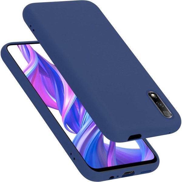 Cadorabo Custodia Protettiva Per Huawei Y9S Custodia In Blu Telefono Cellulare Case Cover Tpu Etui-image