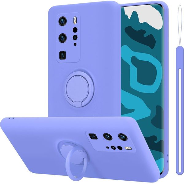 Cadorabo Custodia Per Huawei P40 Pro / P40 Pro+ Custodia Protettiva In Viola Custodia Per Cellulare Custodia Tpu Cover-image