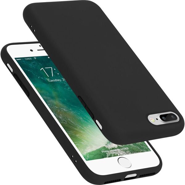 Cadorabo Custodia Protettiva Per Apple Iphone 7 Plus / 7S Plus / 8 Plus Custodia In Nero Telefono Cellulare Case Cover Tpu Etui-image