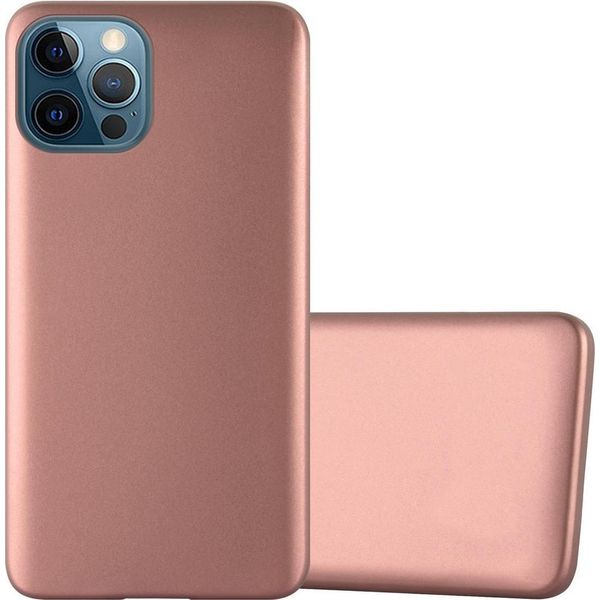 Cadorabo Custodia Protettiva Per Apple Iphone 12 Pro Max Case In Rosa Custodia Per Telefono Cellulare Custodia In Silicone Tpu Custodia Cover Case-image