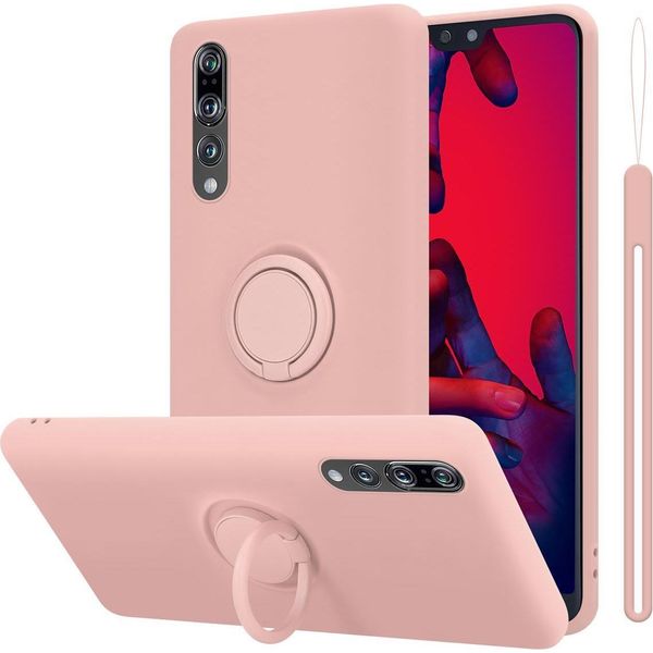 Custodia Cadorabo Per Huawei P20 Pro / P20 Plus Custodia Protettiva In Rosa Custodia Per Cellulare Tpu Custodia Cover-image