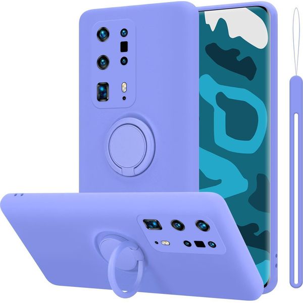 Cadorabo Custodia Per Huawei P40 Pro / P40 Pro+ Custodia Protettiva In Viola Custodia Per Cellulare Custodia Tpu Cover-image