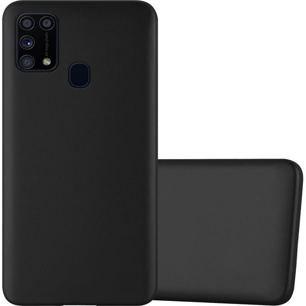 Cadorabo Cover Protettiva Per Samsung Galaxy M31 Custodia In Nero Per Telefono Cellulare Tpu Custodia In Silicone Cover Case-image