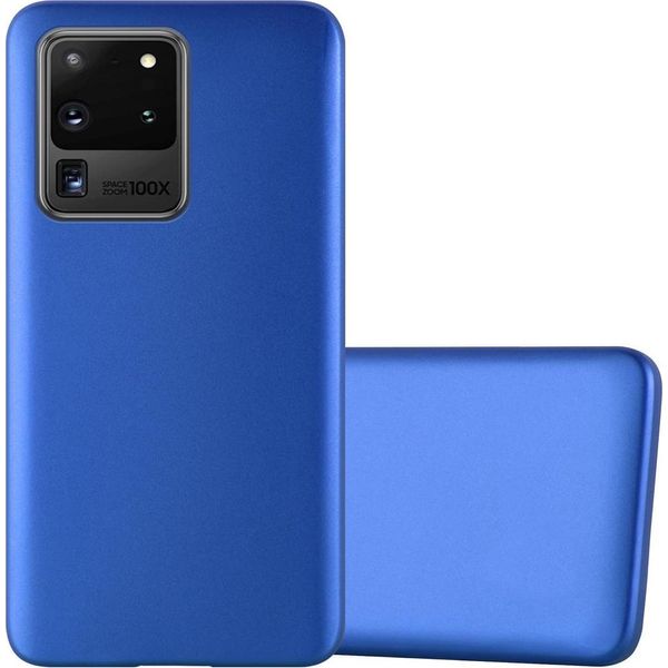 Cadorabo Custodia Protettiva Per Samsung Galaxy S20 Ultra In Blu Custodia Per Cellulare Custodia In Silicone Tpu Cover Case-image