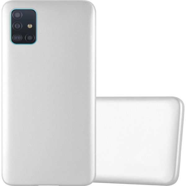 Cadorabo Custodia Protettiva Per Samsung Galaxy A71 5G In Argento Custodia Del Telefono Cellulare Custodia In Silicone Tpu Cover Case-image