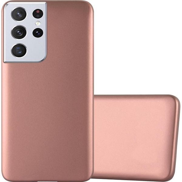 Cadorabo Custodia Protettiva Per Samsung Galaxy S21 Ultra In Rosa Custodia Del Telefono Cellulare Custodia In Silicone Tpu Custodia Cover-image
