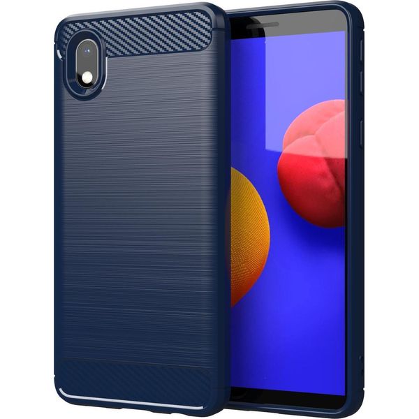 Custodia Cadorabo Per Samsung Galaxy A10E / A20E In Tpu Blu Protettivo Custodia Cover Telefono Cellulare-image
