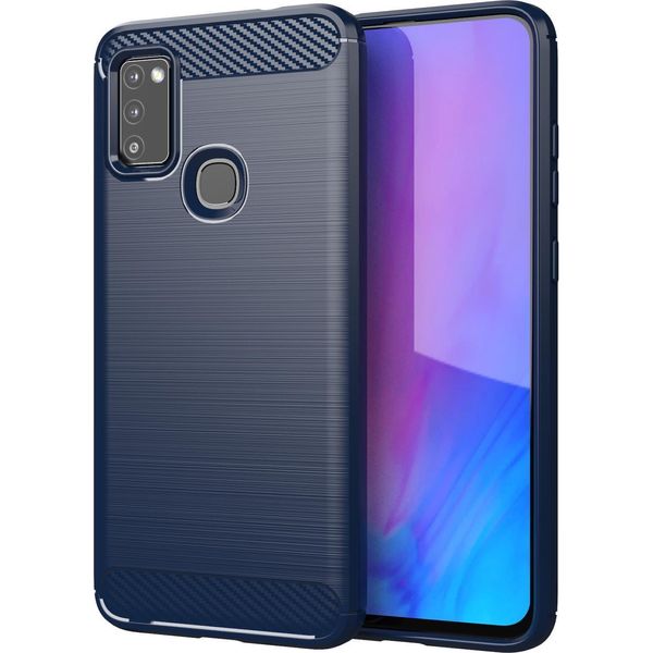 Custodia Cadorabo Per Samsung Galaxy M51 In Tpu Blu Protettivo Custodia Cover Telefono Cellulare-image