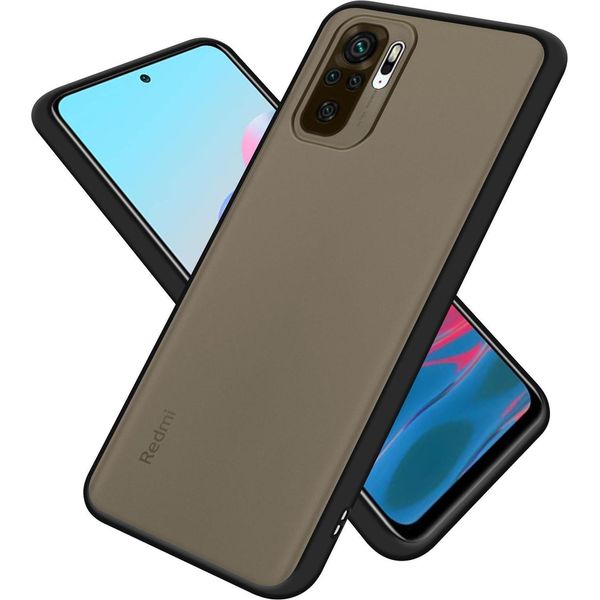 Cadorabo Custodia Per Xiaomi Redmi Note 10 4G / Redmi Note 10S Copertura Protettiva In Trasparente Custodia Per Cellulare Custodia Protettiva Ibrida-image