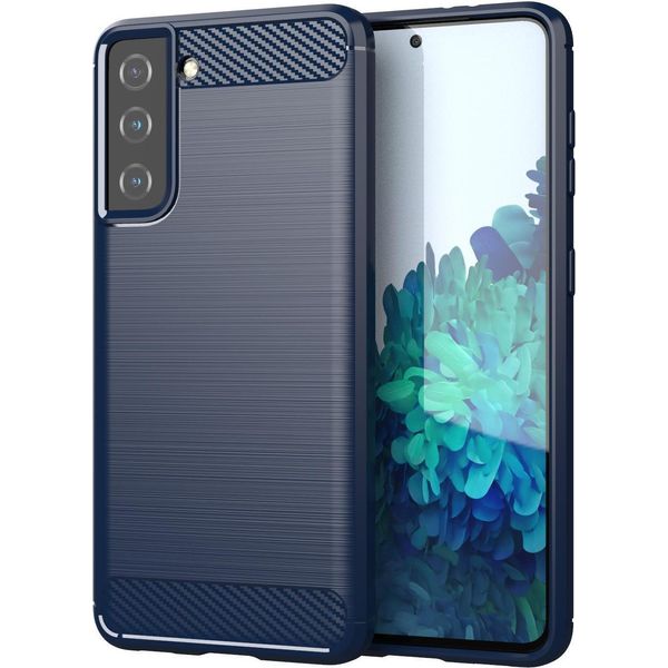 Custodia Cadorabo Per Samsung Galaxy S21 Plus In Tpu Blu Protettivo Custodia Cover Telefono Cellulare-image