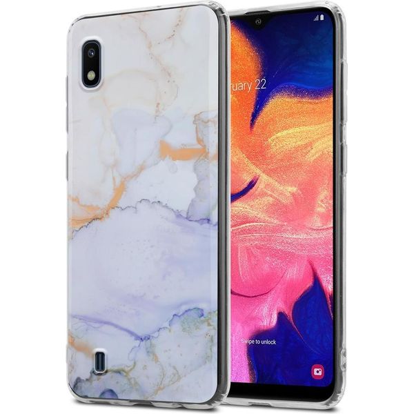 Cadorabo Custodia Protettiva Per Samsung Galaxy A10 / M10 In Tpu Bianco Custodia Per Cellulare Custodia Cover-image