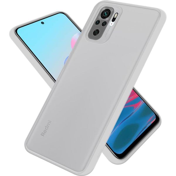Cadorabo Custodia Per Xiaomi Redmi Note 10 4G / Redmi Note 10S Copertura Protettiva In Trasparente Custodia Per Cellulare Custodia Protettiva Ibrida-image