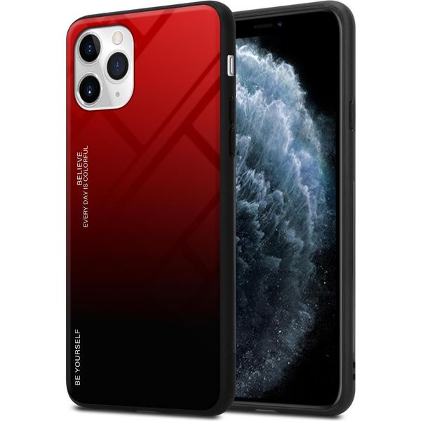 Cadorabo Custodia Per Apple Iphone 11 Pro Custodia Protettiva In Nero Custodia Per Cellulare Custodia In Tpu Custodia Cover Cover Vetro Temperato-image