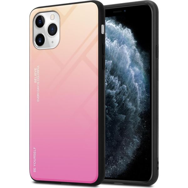 Cadorabo Custodia Per Apple Iphone 11 Pro Custodia Protettiva In Nero Custodia Per Cellulare Custodia In Tpu Custodia Cover Cover Vetro Temperato-image