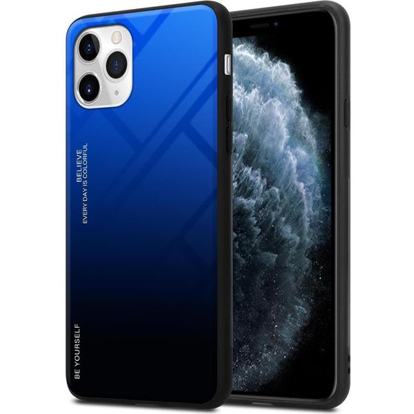 Cadorabo Custodia Per Apple Iphone 11 Pro Custodia Protettiva In Nero Custodia Per Cellulare Custodia In Tpu Custodia Cover Cover Vetro Temperato-image