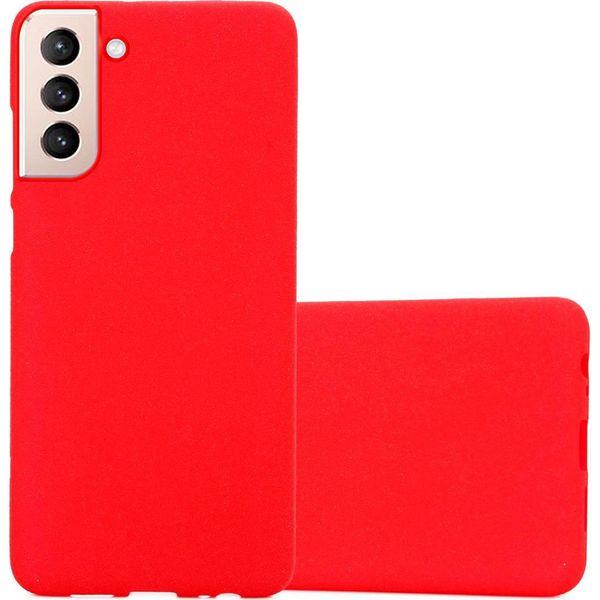 Cadorabo Custodia Protettiva Per Samsung Galaxy S21 Plus In Rosso Custodia Del Telefono Cellulare Tpu Etui Cover Case-image