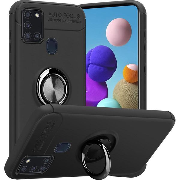 Cadorabo Custodia Protettiva Per Samsung Galaxy A21S Custodia In Nero Telefono Cellulare Cover Case Silicone Tpu-image
