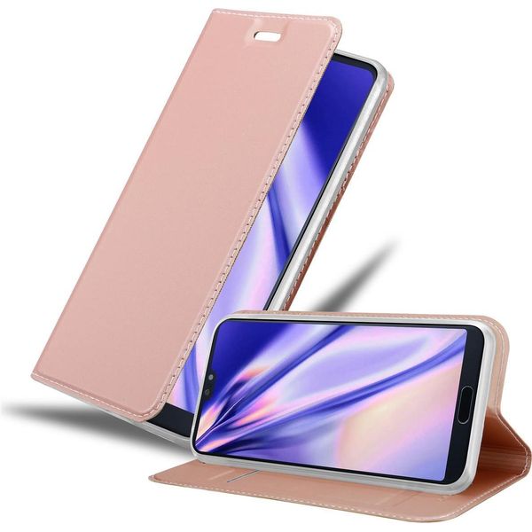 Cadorabo Custodia Per Cellulare Per Huawei P20 Pro / P20 Plus Custodia Protettiva In Rosa Cover Etui Book Case Booklet-image