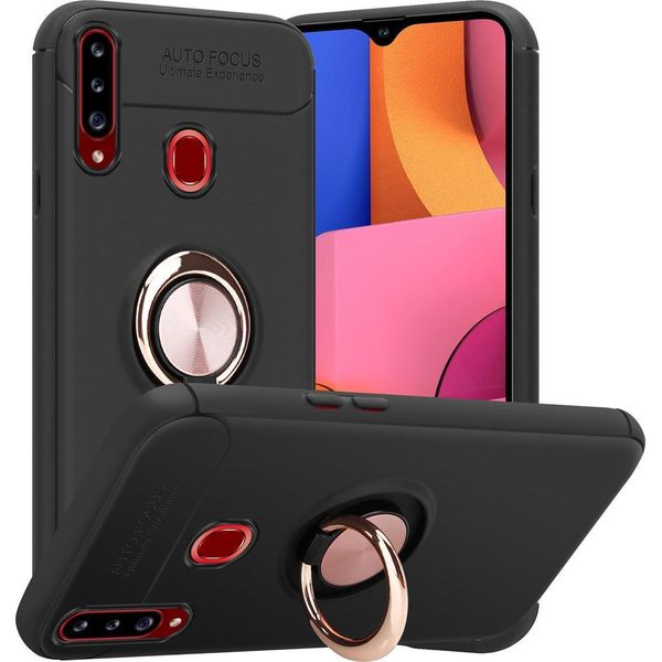 Cadorabo Custodia Protettiva Per Samsung Galaxy A20S Custodia In Nero Telefono Cellulare Cover Case Silicone Tpu-image