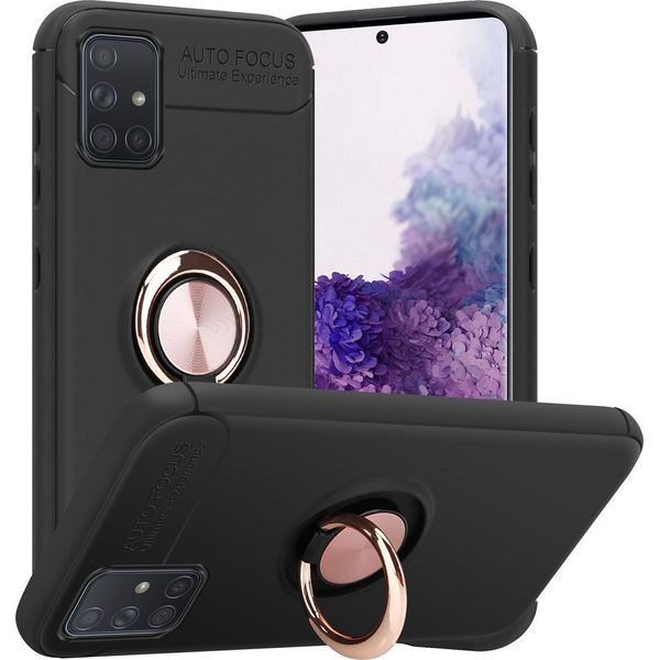 Cadorabo Custodia Protettiva Per Samsung Galaxy A71 5G Custodia In Nero Cellulare Custodia Cover Case Silicone Tpu-image