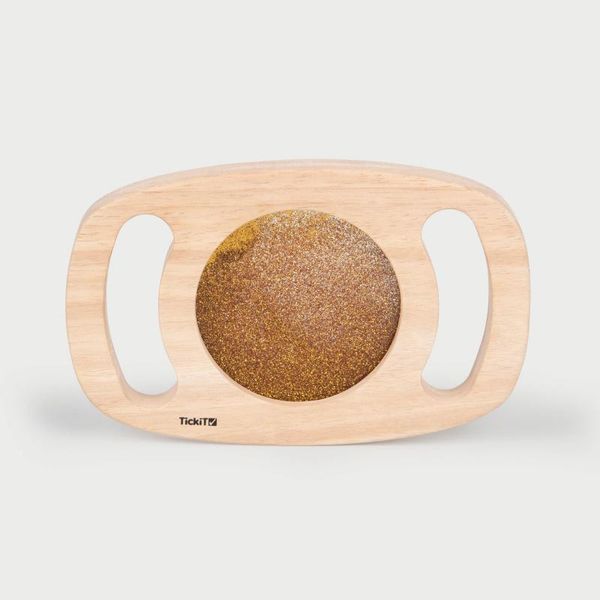 Tickit Toy Easy Hold Glitter Panel Gold Giocattolo Sensoriale Per L'apprendimento-image