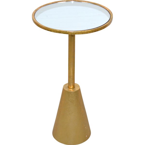 Beistelltisch Inosign, Gold (Goldfarben, Goldfarben, Spiegelglas, 65), B:35Cm H:65Cm T:35Cm, Tische, Beistelltisch-image