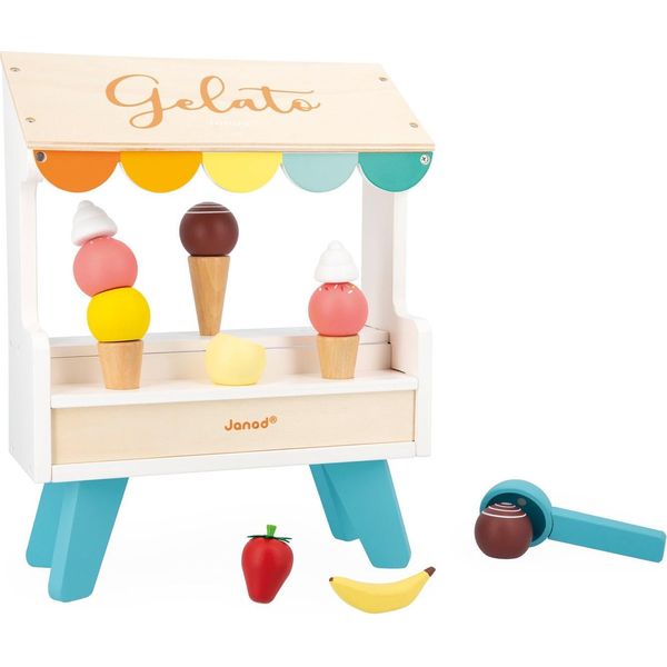 Janod Gelateria In Legno - Ghiacciaio - Giocattolo Magnetico-image