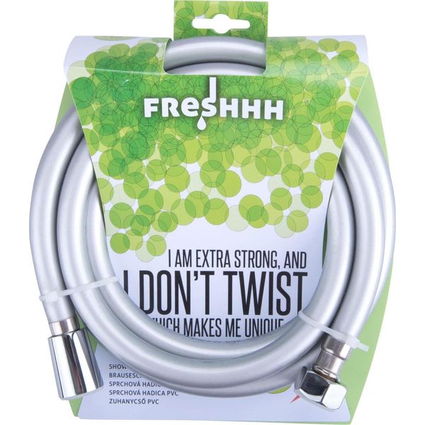Tubo Doccia Freshhh, Argento, 180 Cm, Pvc, 830249-image