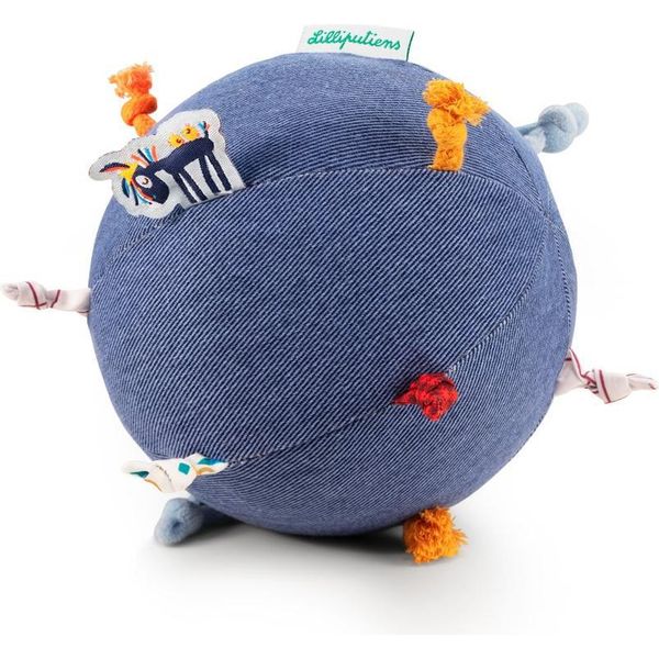 Palla Sensoriale Lilliputiens Ignace - Palla Morbida Per Bambini E Neonati-image