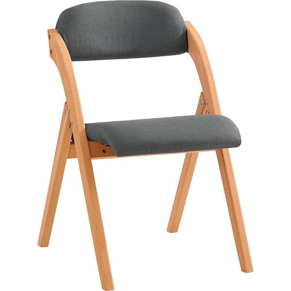 Sobuy Sedia Pieghevole In Legno Imbottita Sedia Ergonomica Da Cucina E Da Pranzo, Pieghevole E Salvaspazio, Pronta Per L'assemblaggio, Per Cucina Balcone Ufficio FST92-SG-image