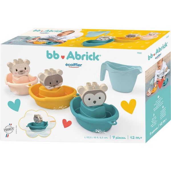 Abrick, Barchette Giocattolo Da Bagno Con Annaffiatoio - Set Di Giocattoli Da Bagno Colorati-image