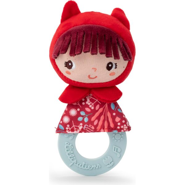Lilliputiens - Anello Da Dentizione Cappuccetto Rosso - Sonaglio E Anello Da Dentizione Per Bambini-image