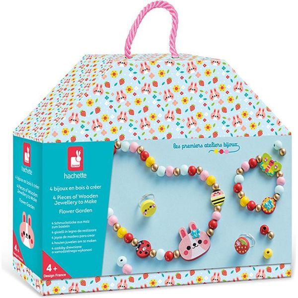 Janod Set Di Gioielli Artigianali - Giardino Fiorito - Hobby Creativo Per Bambini-image