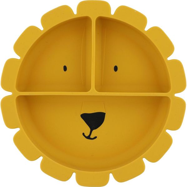 Trixie Piatto In Silicone Con Scomparti E Ventosa Mr Lion-image