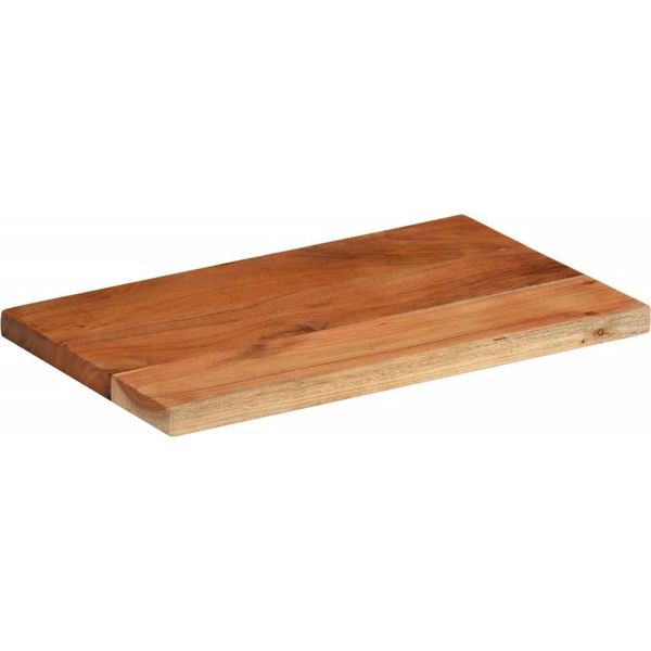 Vidaxl Piano D'appoggio 60X30X2,5 Cm Rettangolare In Legno Massiccio Di Acacia-image