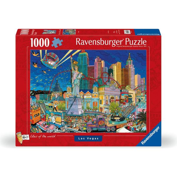 Puzzle Ravensburger Fleroux Las Vegas - Puzzle Della Città Da 1000 Pezzi-image