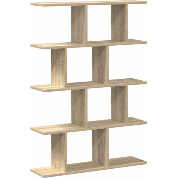 Vidaxl Scaffale A Cubo 12 Scomparti Materiale In Legno Rovere Sonoma-image