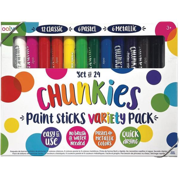 Chunkies Paint Sticks 24Pc Pastelli A Cera-image