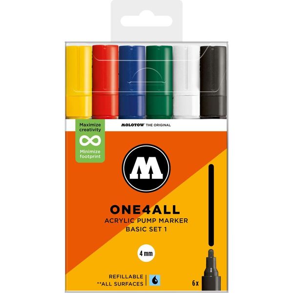 Pennarello Acrilico Molotow One4All 227HS Set Base 1-image