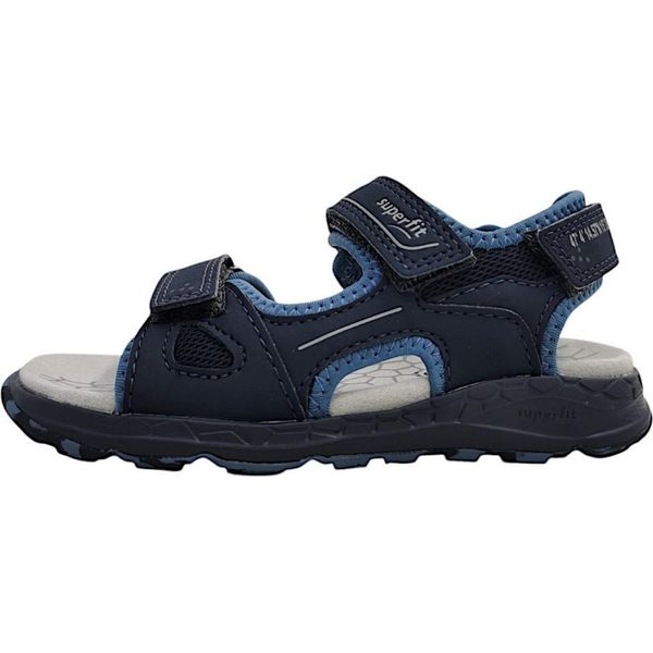 Superfit Criss Cross Scarpe Bambini Ragazzi Sandali Blu Tempo Libero, Numero Di Scarpe: 35 Eu-image
