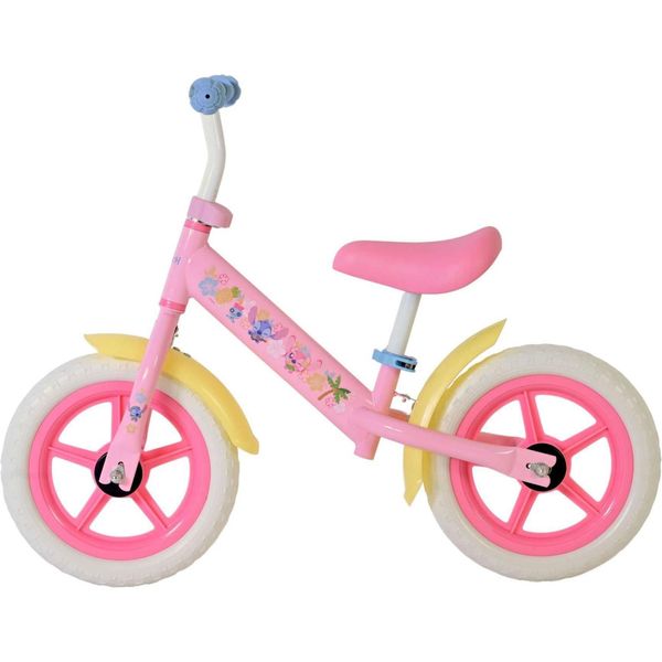 Stitch Balance Bike Metallo Rosa Giallo Disney Per Bambini-image