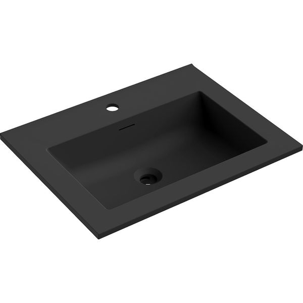Mexen Otis Lavabo Ad Incasso 61 X 46,5 Cm, Nero Opaco - 25186071-image