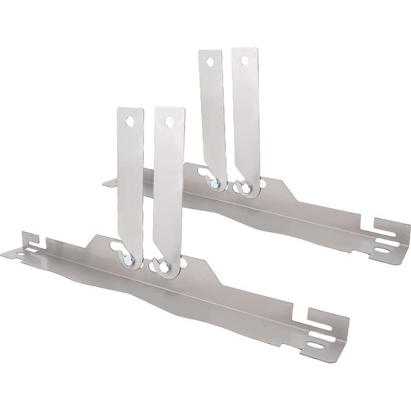 Piastra Dello Strumento Di Allineamento Delle Ruote Con Foglio Di Collegamento Misurazione Accurata Strumento Di Allineamento Punta In Acciaio Inox Per Autocarri Con 2Pcs 3 Metri Misure A Nastro-image