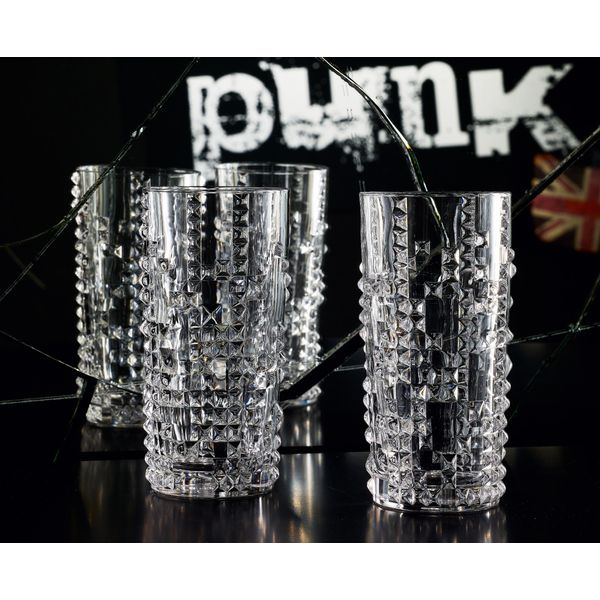 Nachtmann Longdrinkbecher Punk 4Er Set 390Ml 15,1Cm Ø7,5Cm 1 Stck. 800156 (Ekb)-image