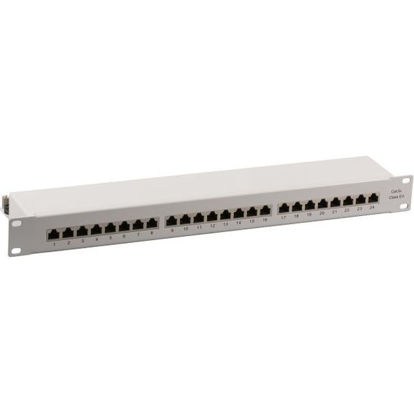 Efb 37666.1M Efb Patchpanel Stp 24Xrj45 Cat.6A, 19" 1HE, Grau"-image
