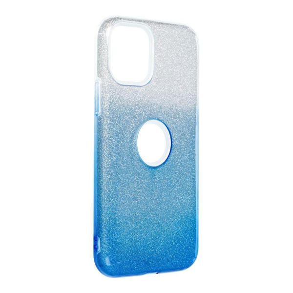 Custodia / Cover Per Apple Iphone 11 Pro Blu / Argento - Forcell Shining-image